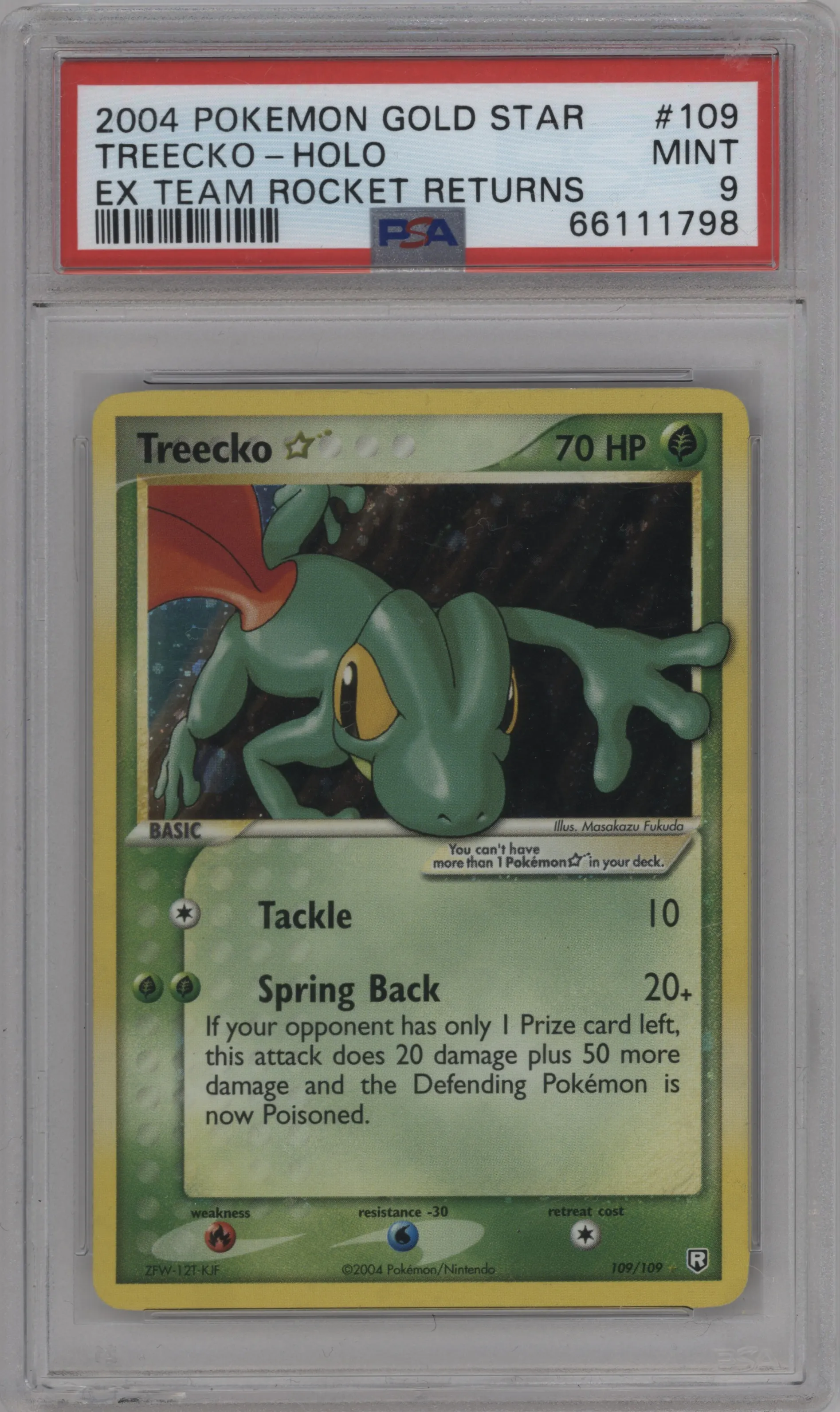 Treecko Gold Star