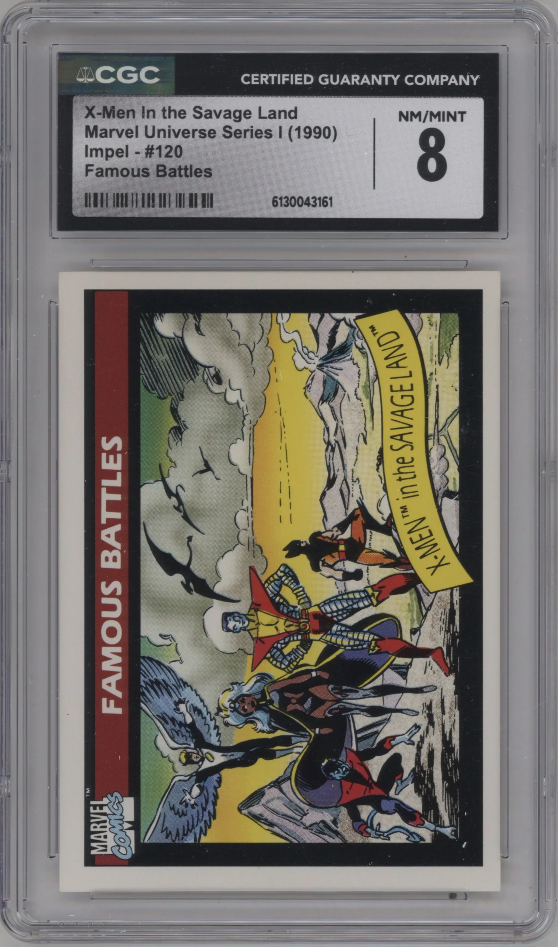 1990 Impel Marvel Universe X-Men in the Savage Land CGC 8