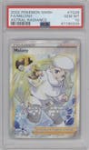 Melony from the 2022 Pokemon SWSH set graded by PSA and given an overall grade of 10.