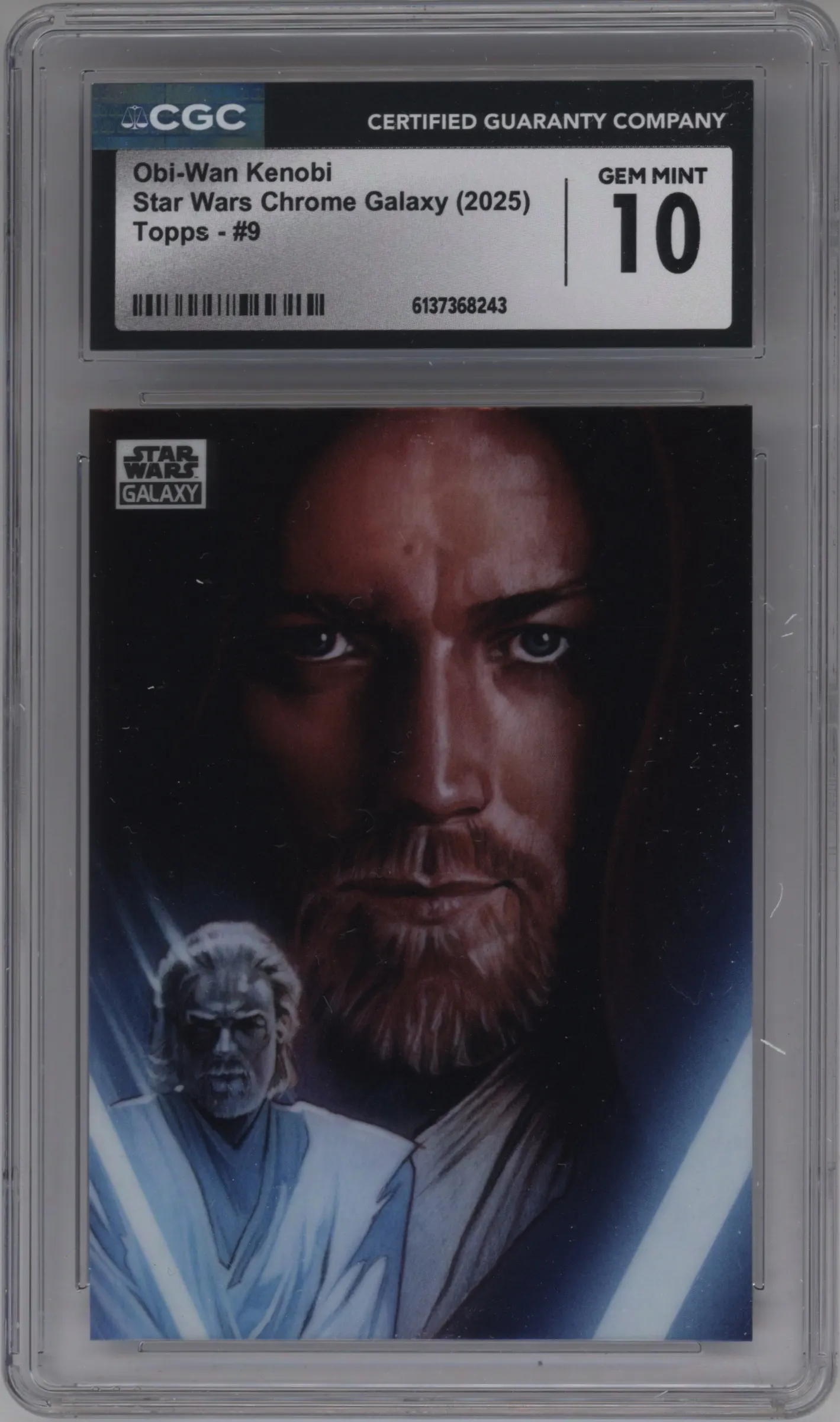 2025 Topps Chrome Star Wars Galaxy Obi-Wan Kenobi CGC 10