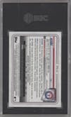 Luisangel Acuna from the 2020 Bowman Chrome set graded by SGC and given an overall grade of 10.