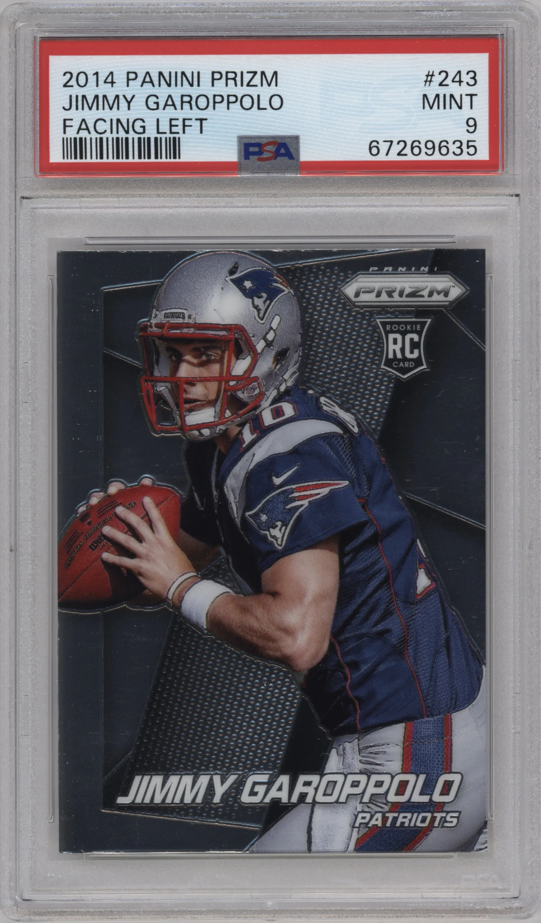 2014 Panini Prizm Jimmy Garoppolo PSA 9