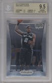 Kawhi Leonard from the 2012-13 Panini Prizm set graded by Beckett and given an overall grade of 9.5.