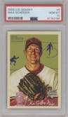 Max Scherzer from the 2008 Upper Deck Goudey set graded by PSA and given an overall grade of 10.