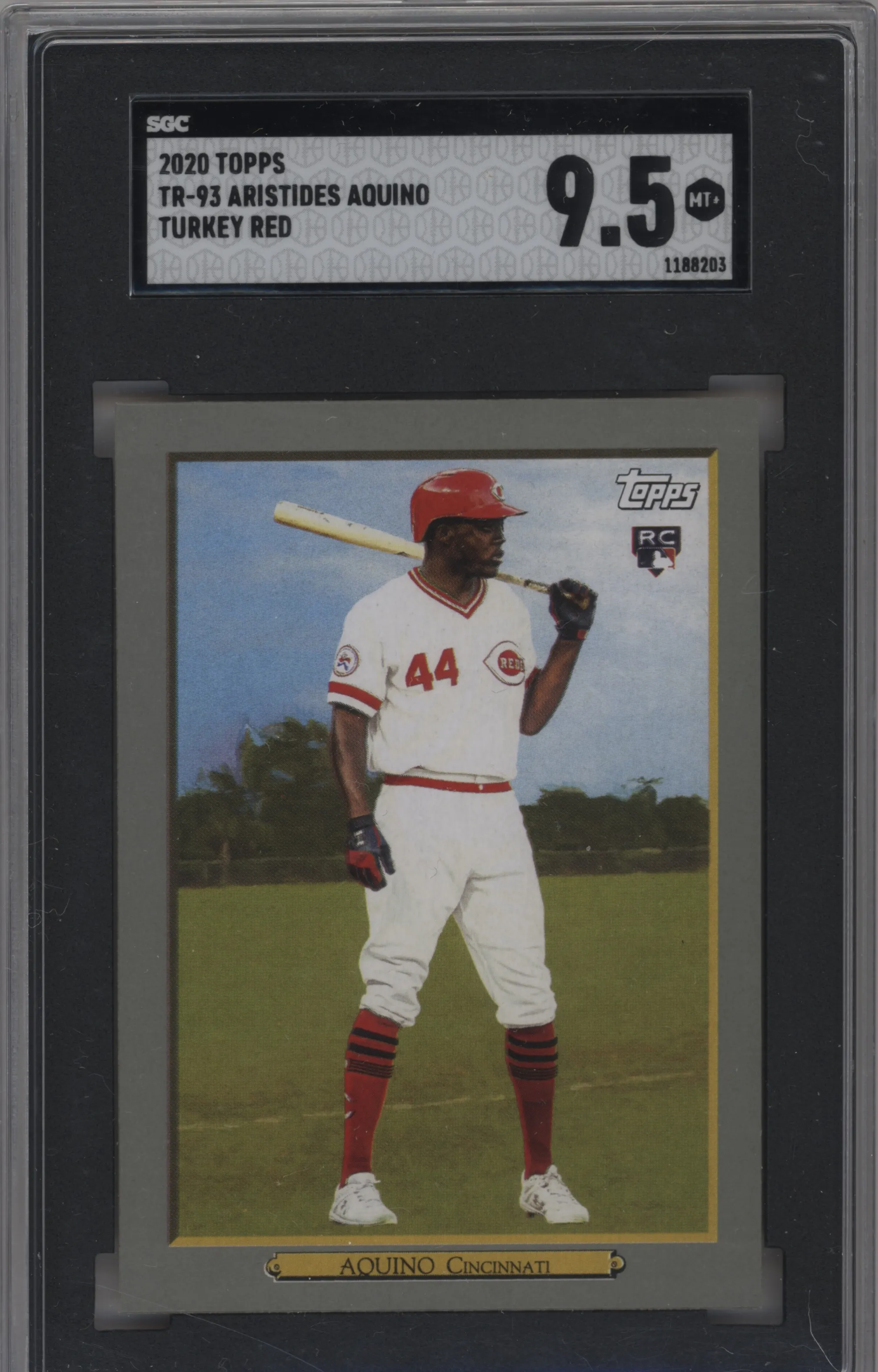 2020 Topps Series 1 Turkey Red Aristides Aquino SGC 9.5