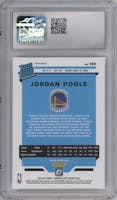 Jordan Poole from the 2019-20 Panini Donruss Optic set featuring a Hyper Pink parallel graded by CSG and given an overall grade of 10.