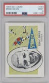 Ernie Davis from the 1961 Nu-Cards Football Stars set graded by PSA and given an overall grade of 9.