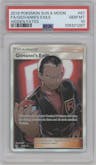 Giovanni's Exile from the 2019 Pokemon S&M  set graded by PSA and given an overall grade of 10.