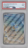 Squirtle from the 2023 Pokemon SV set graded by PSA and given an overall grade of 9.