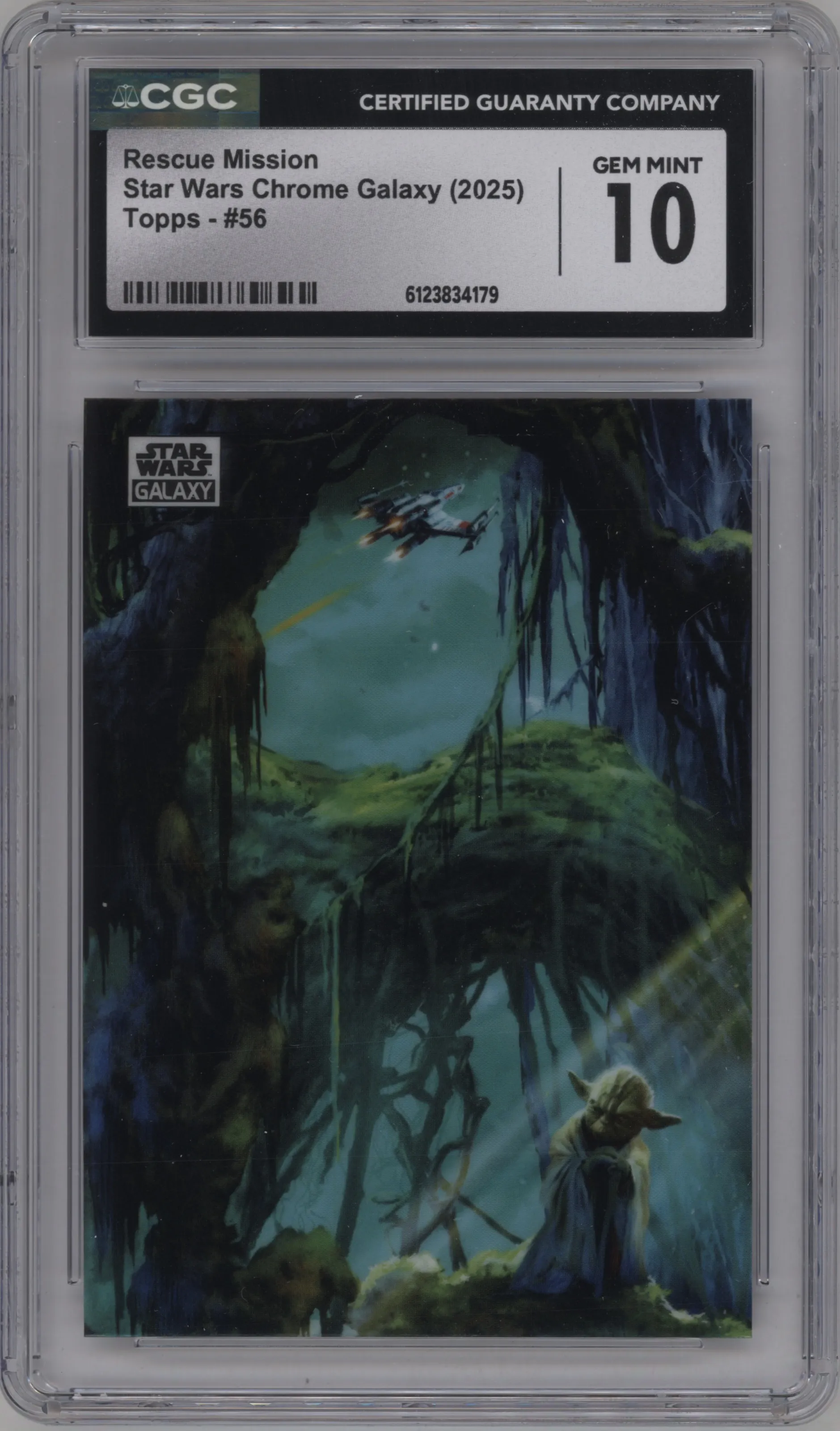 2025 Topps Chrome Star Wars Galaxy Rescue Mission CGC 10