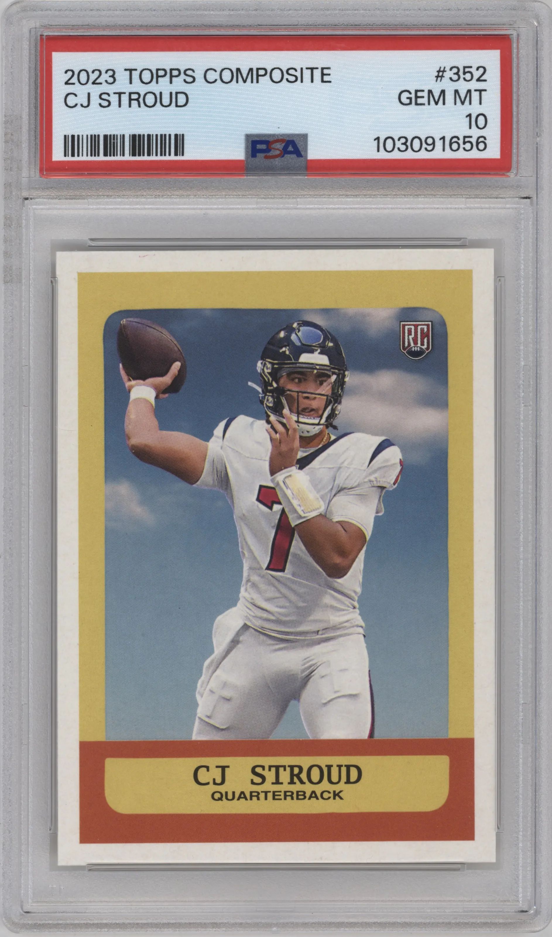 2023 Topps Composite Heritage CJ Stroud #352 PSA 10