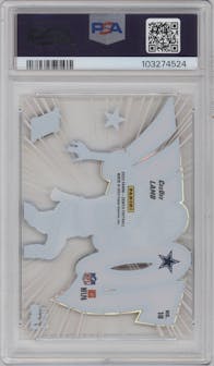 CeeDee Lamb from the 2023 Panini Zenith set graded by PSA and given an overall grade of 10.