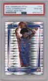 Cade Cunningham from the 2021-22 Panini Donruss Optic set featuring a Target Box Set parallel graded by PSA and given an overall grade of 10.