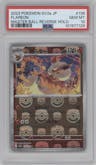 Flareon from the 2023 Pokemon SV JPN set featuring a Master Ball parallel graded by PSA and given an overall grade of 10.
