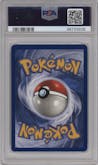 Aerodactyl from the 1999 Pokemon set graded by PSA and given an overall grade of 8.