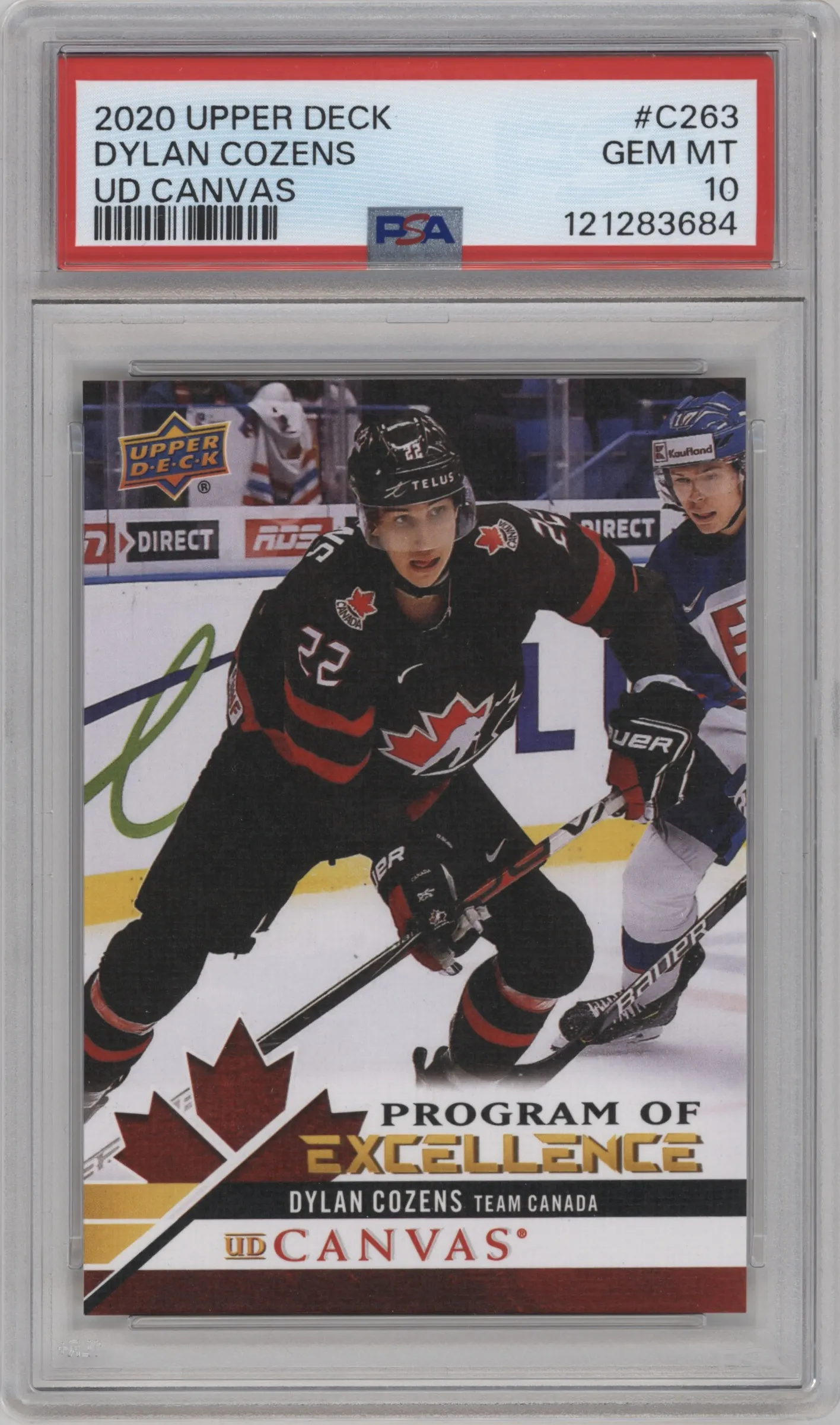 2020 Upper Deck Series 2 UD Canvas Dylan Cozens #C263 PSA 10