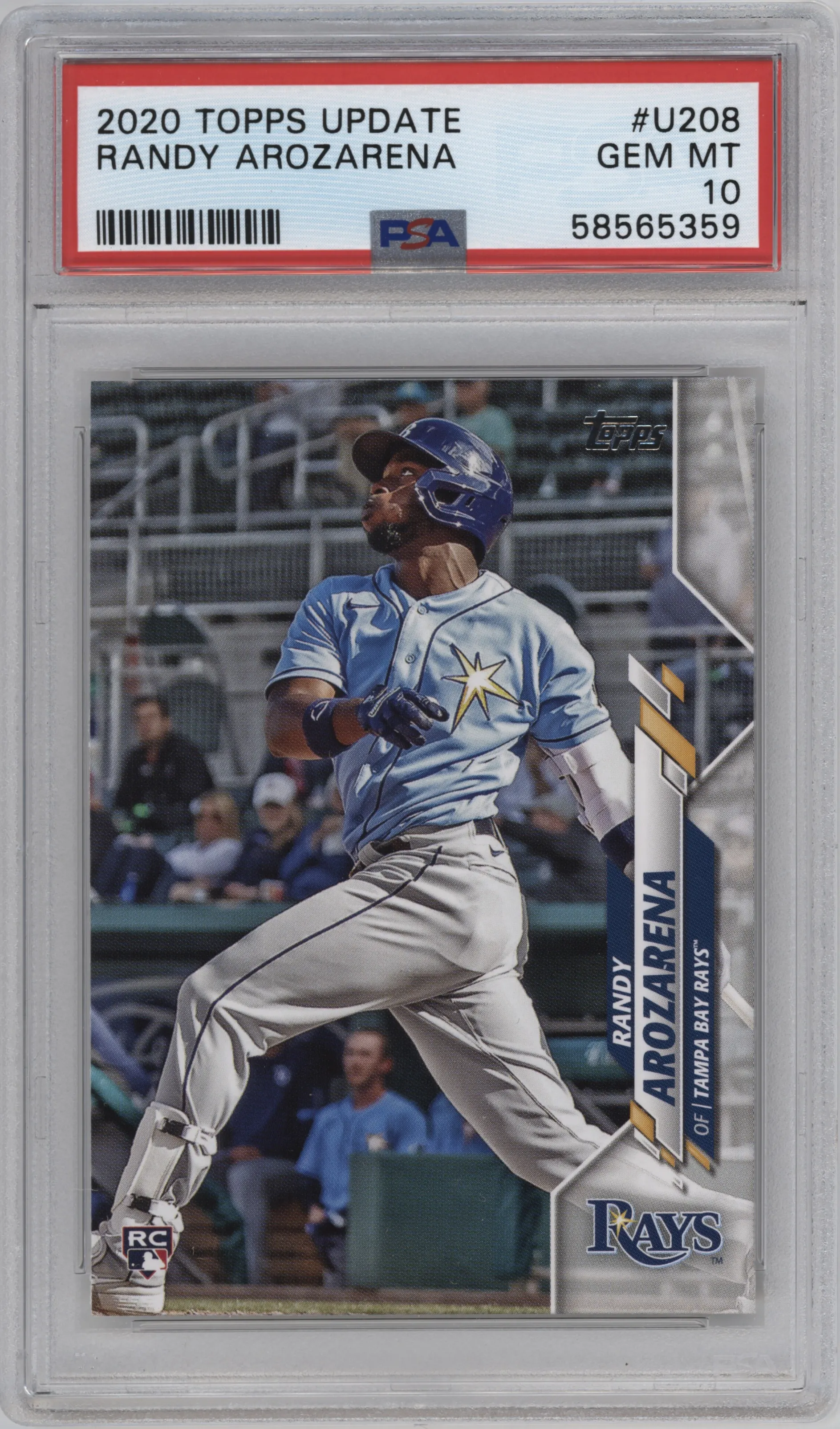 2020 Topps Update Randy Arozarena PSA 10