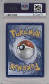 Blaziken VMAX from the 2021 Pokemon SWSH set graded by PSA and given an overall grade of 10.
