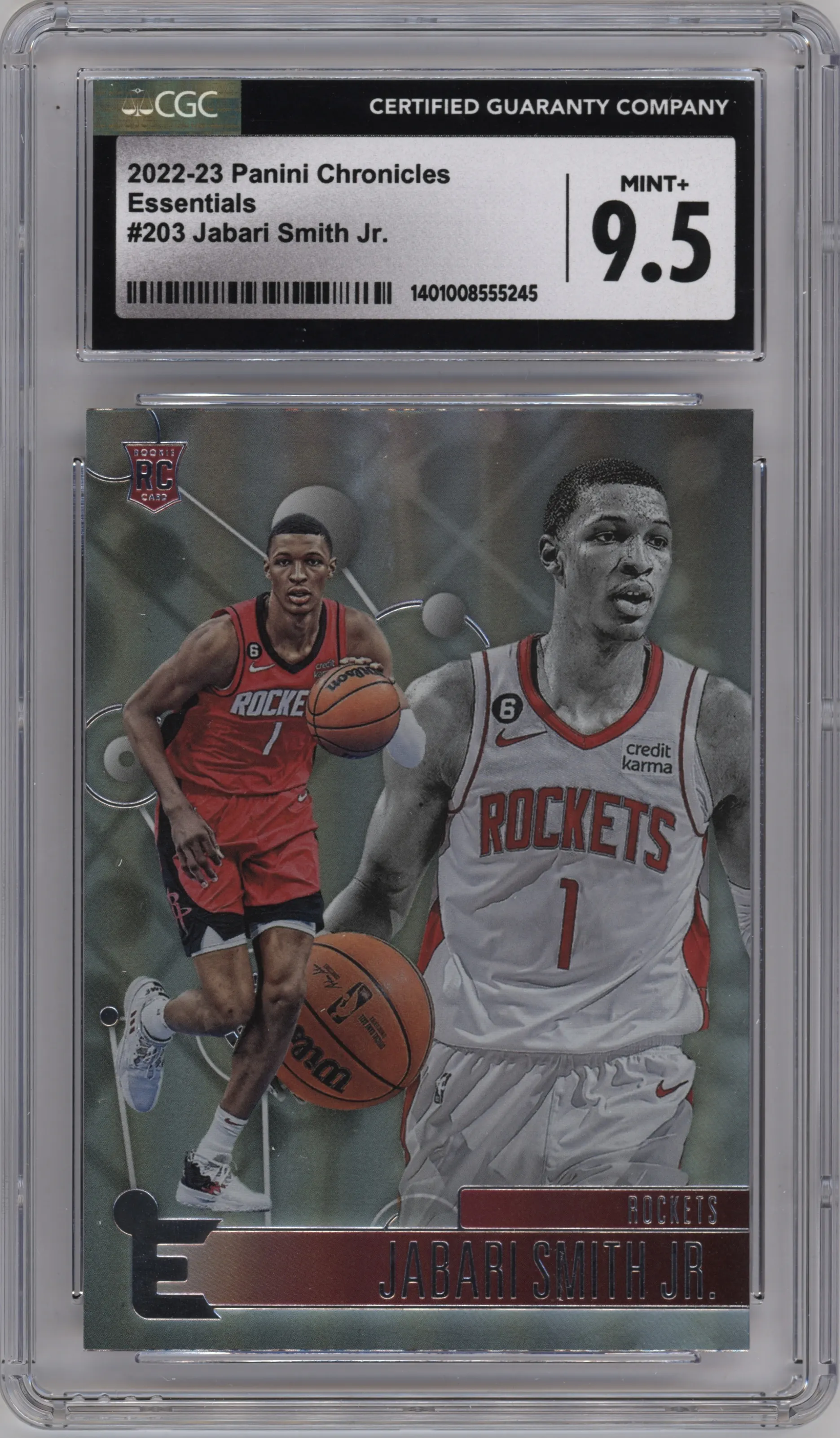 2022 Panini Chronicles Essentials Jabari Smith Jr. CGC 9.5