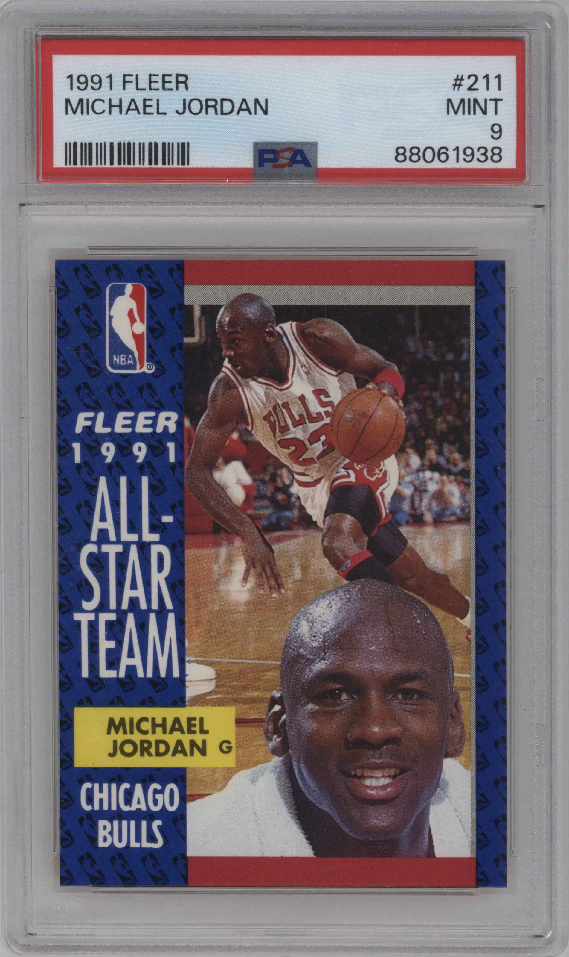 1991 Fleer Michael Jordan PSA 9