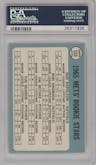 Dan Napoleon/Ron Swoboda/Jim Bethke/Tug McGraw from the 1965 Topps set graded by PSA and given an overall grade of 8.