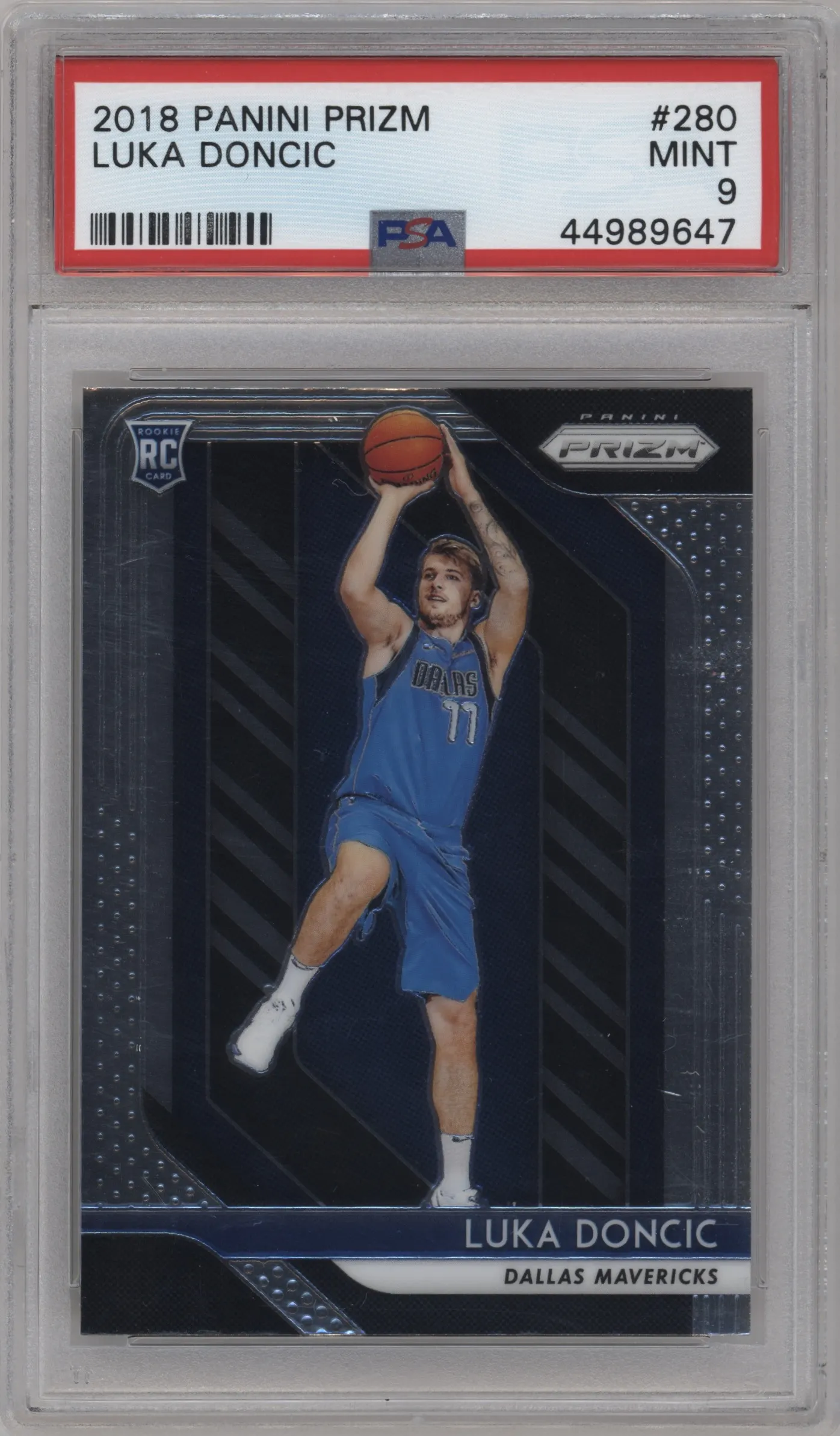 2018 Panini Prizm Luka Doncic PSA 9