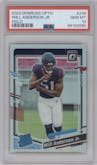 Will Anderson Jr. from the 2023 Donruss Optic set featuring a Holo parallel graded by PSA and given an overall grade of 10.