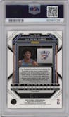 Jalen Williams from the 2022-23 Panini Prizm  set featuring a Orange Prizm parallel graded by PSA and given an overall grade of 10.