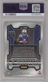 Anthony Richardson from the 2023 Panini Prizm set featuring a Silver Prizm parallel graded by PSA and given an overall grade of 10.