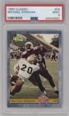 Michael Strahan from the 1993 Classic set graded by PSA and given an overall grade of 9.