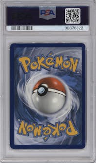 Lugia EX from the 2015 Pokemon XY set graded by PSA and given an overall grade of 9.