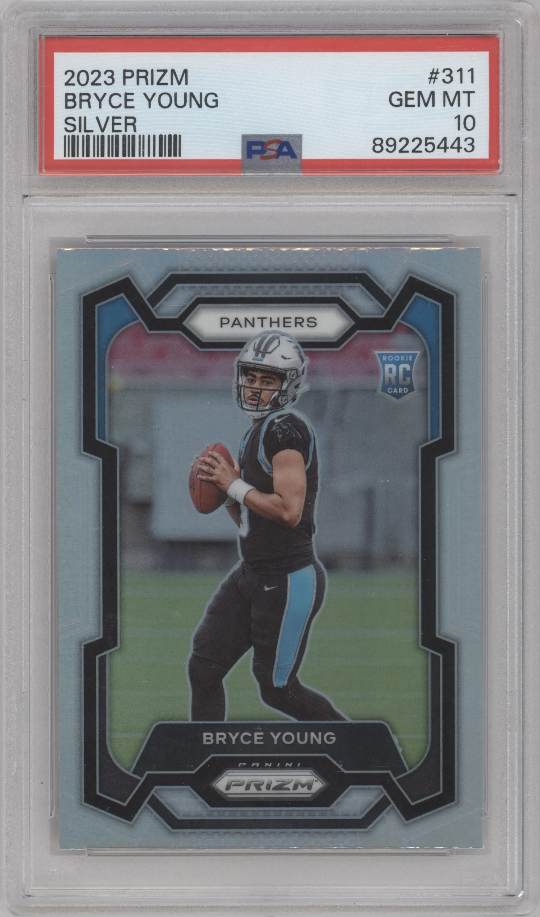 2023 Panini Prizm Bryce Young Silver Prizm PSA 10