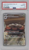 Crustle from the 2025 Pokemon SV JPN set graded by PSA and given an overall grade of 10.