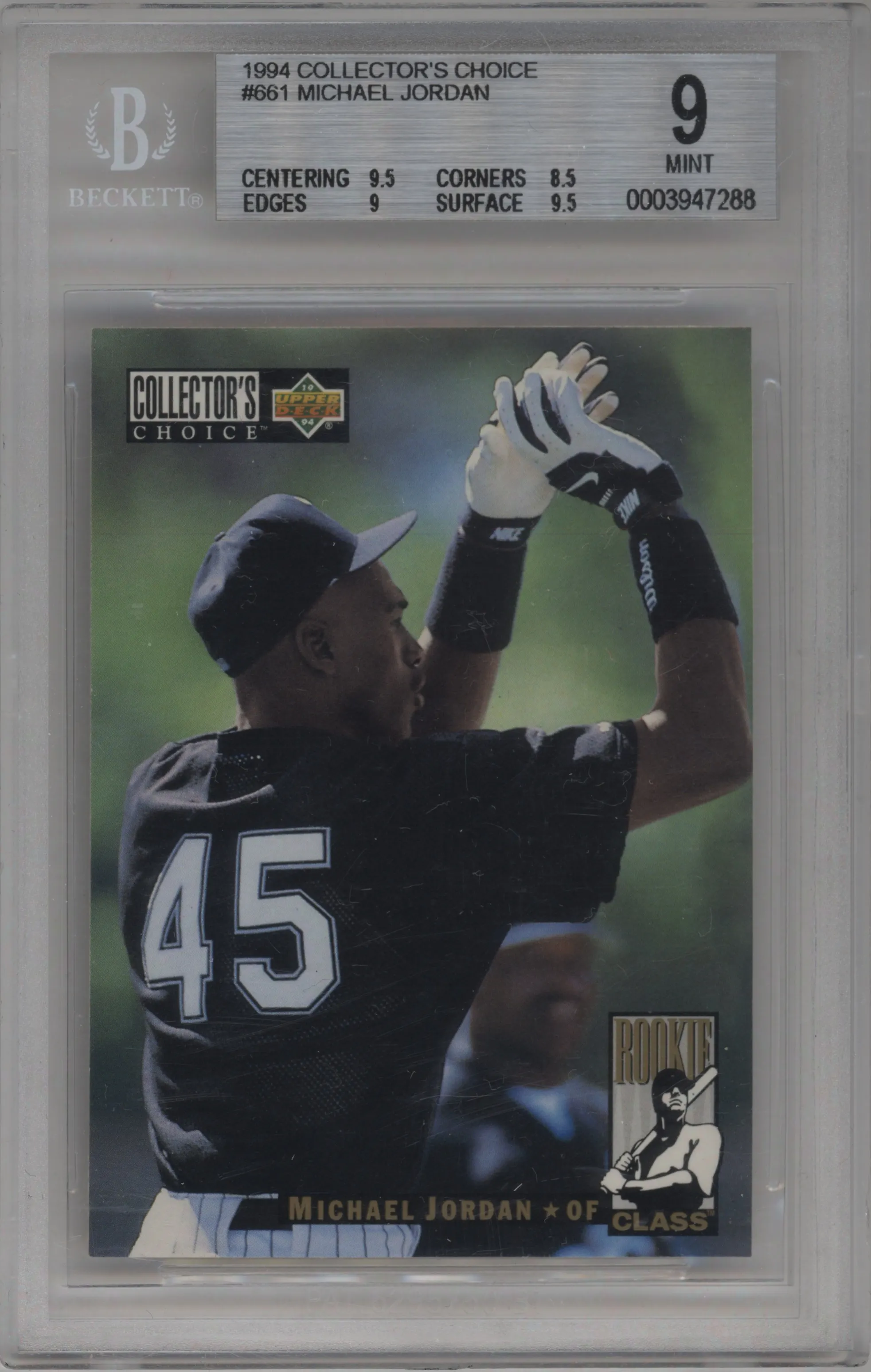 1994 Upper Deck Collector’s Choice Michael Jordan #661 BGS 9
