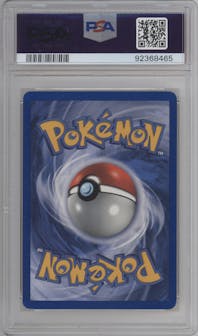 Zapdos from the 1999 Pokemon set graded by PSA and given an overall grade of 9.