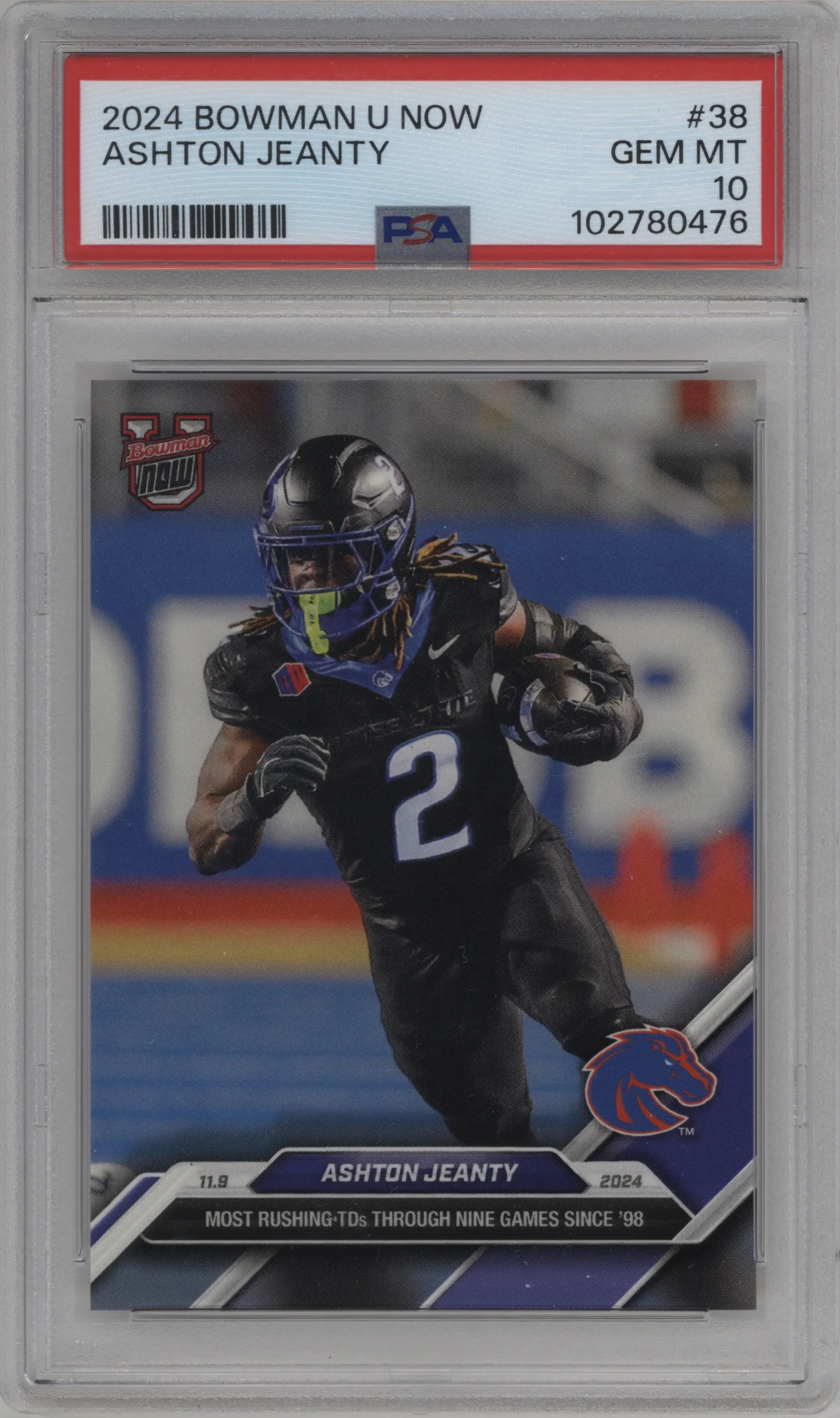 2024 Bowman U Now Ashton Jeanty #38 PSA 10