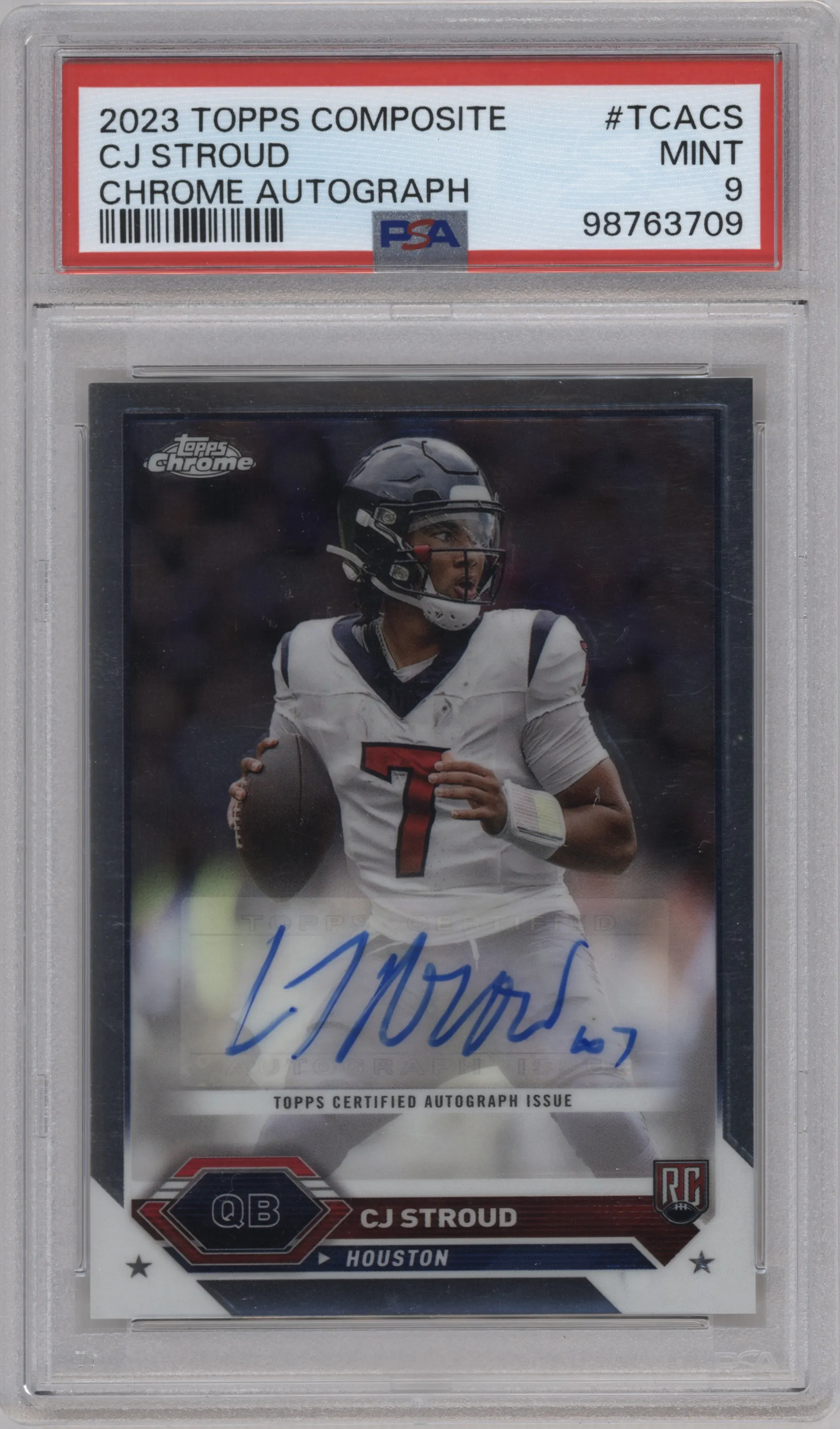 2023 Topps Composite Chr.Auto CJ Stroud PSA 9