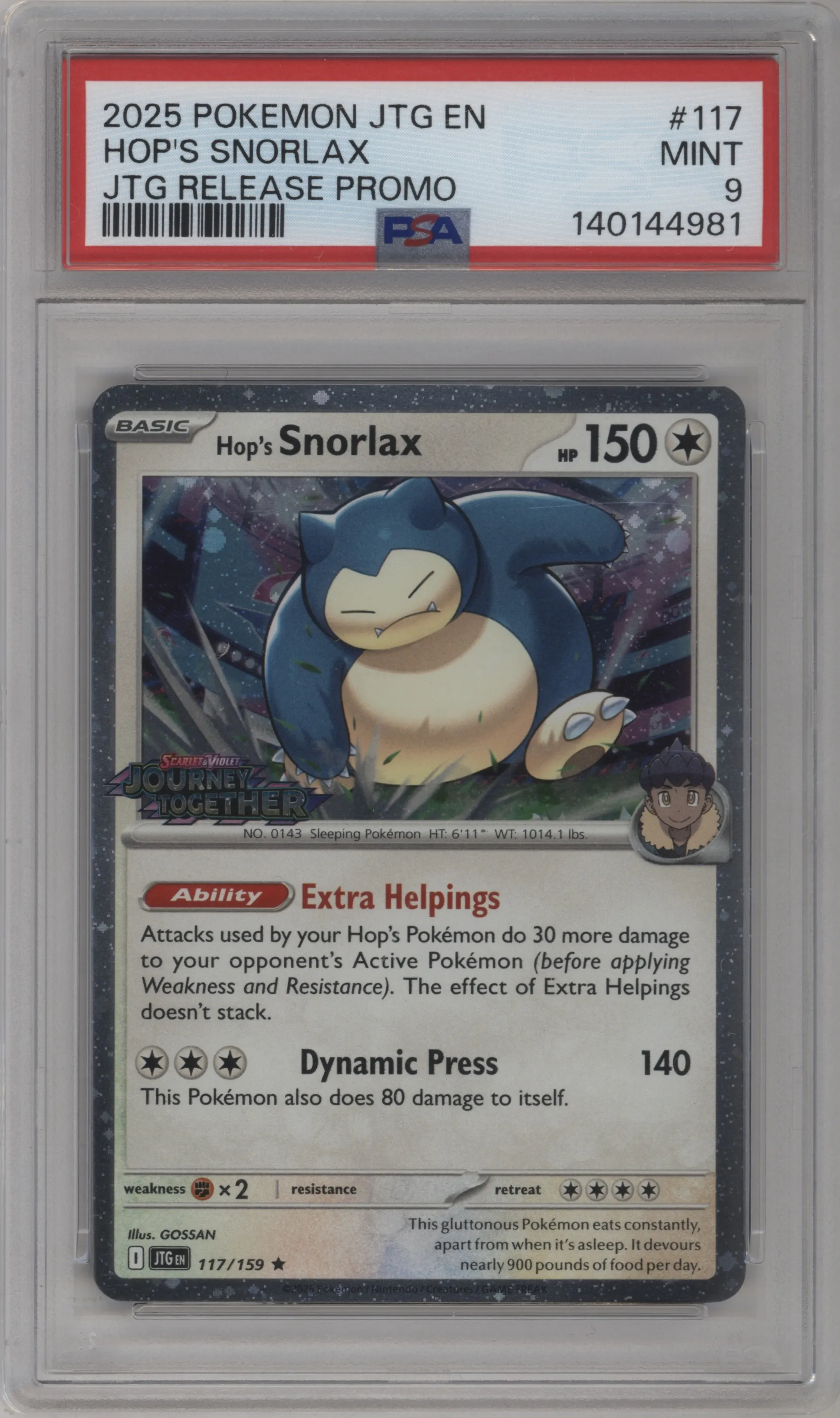 Hop's Snorlax