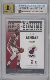 Bam Adebayo from the 2017-18 Panini Contenders set graded by Beckett and given an overall grade of 9.