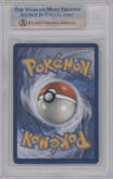 Celebi from the 2020 Pokemon SWSH set graded by Beckett and given an overall grade of 9.
