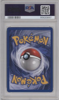 Poliwrath from the 1999 Pokemon French set graded by PSA and given an overall grade of 10.