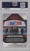 Class of 2018 from the 2018-19 Panini Prizm set featuring a Fast Break parallel graded by PSA and given an overall grade of 10.