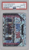 Class of 2018 from the 2018-19 Panini Prizm set featuring a Fast Break parallel graded by PSA and given an overall grade of 10.