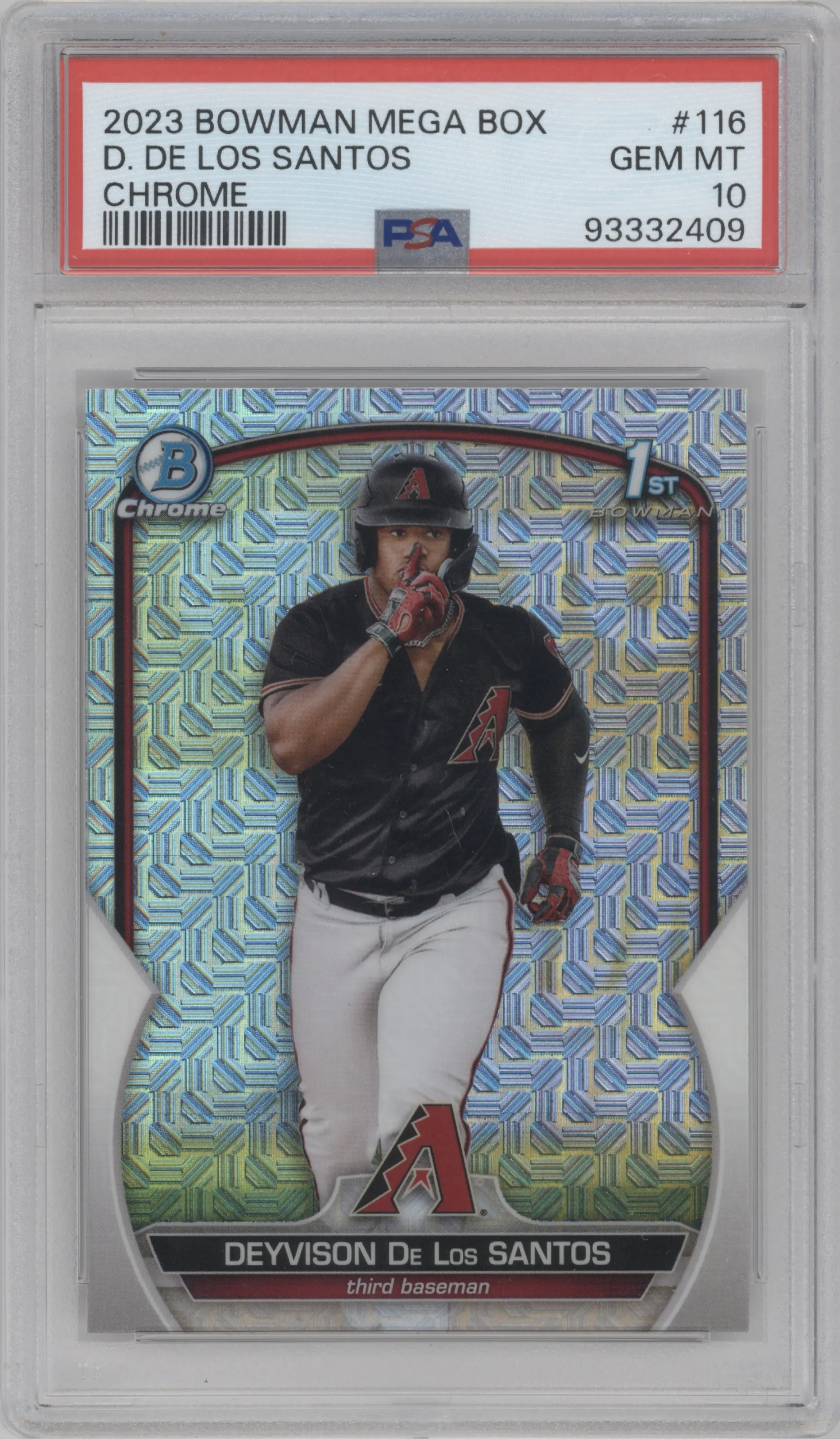 2023 Bowman Mega Box Chr.Pros. Deyvison De Los Santos PSA 10