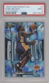 Kobe Bryant from the 1999-00 Flair Showcase set graded by PSA and given an overall grade of 9.