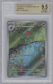 Ivysaur from the 2023 Pokemon SV JPN set graded by Beckett and given an overall grade of 9.5.