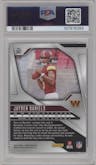 Jayden Daniels from the 2024 Panini Prizm set graded by PSA and given an overall grade of 10.