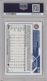 Christopher Morel from the 2023 Topps Chrome set featuring a Purple Refractor parallel graded by PSA and given an overall grade of 10.