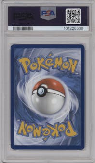 Mewtwo VSTAR from the 2023 Pokemon SWSH set graded by PSA and given an overall grade of 10.
