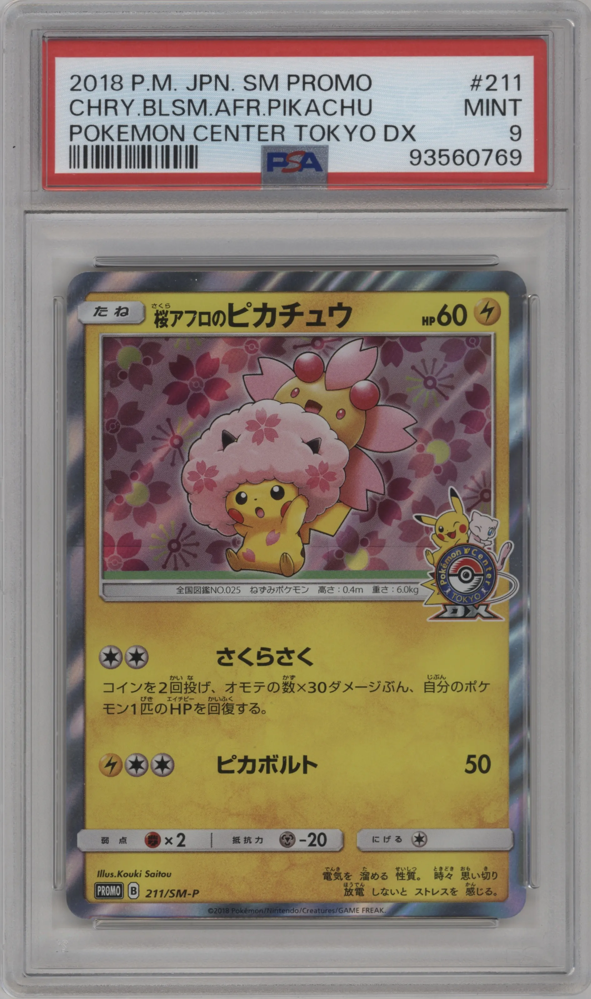 Cherry Blossom Afro Pikachu 